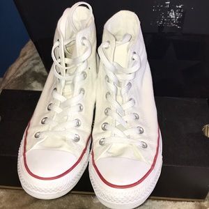White High-Top Converse
